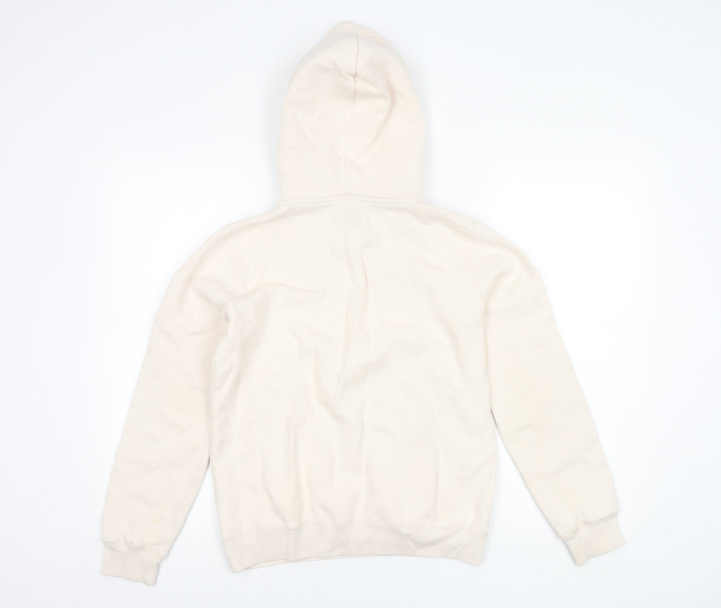 Jack Wills Girls Beige Pullover Hoodie Size 8 with Logo