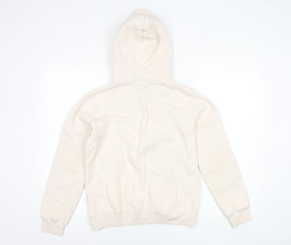 Jack Wills Girls Beige Pullover Hoodie Size 8 with Logo