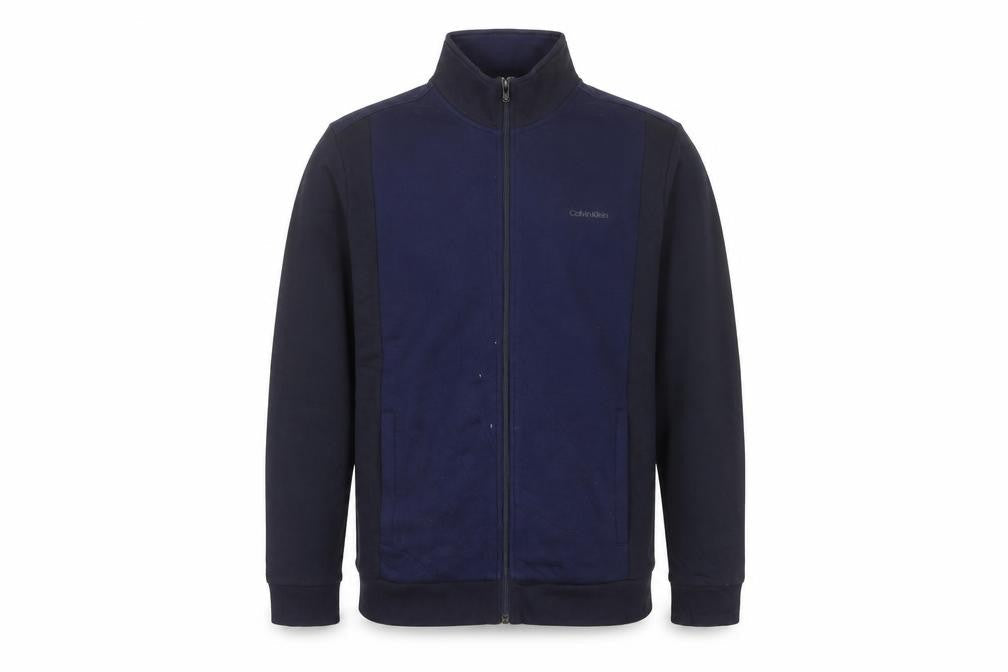 Mens UK Size L Calvin Klein Blue Basic Jacket