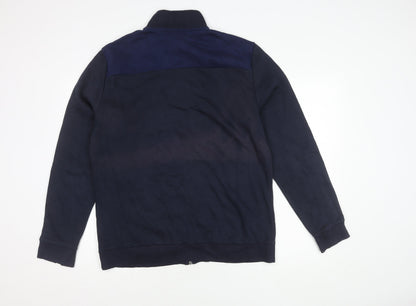 Mens UK Size L Calvin Klein Blue Basic Jacket
