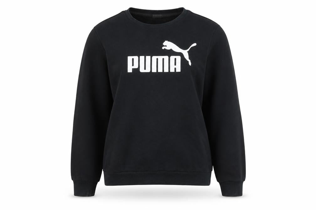 Unisex Adults UK Size M PUMA Black Pullover Sweatshirt