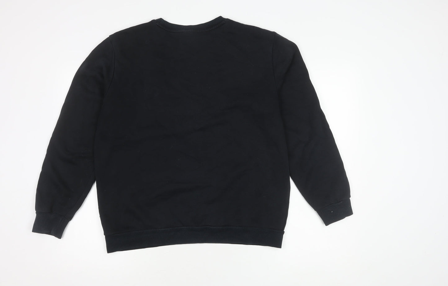 Puma Unisex Black Pullover Sweatshirt, Size M