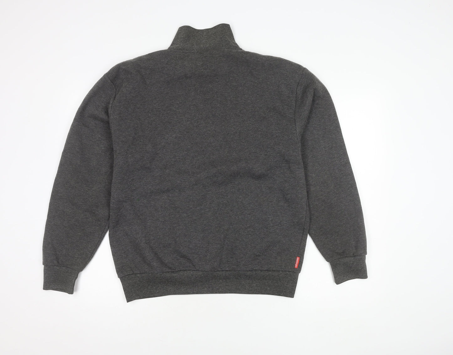 Mens UK Size M Slazenger Grey 1/4 Zip Sweatshirt