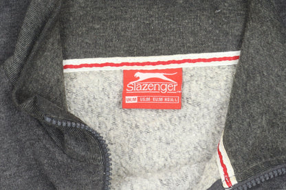 Mens UK Size M Slazenger Grey 1/4 Zip Sweatshirt