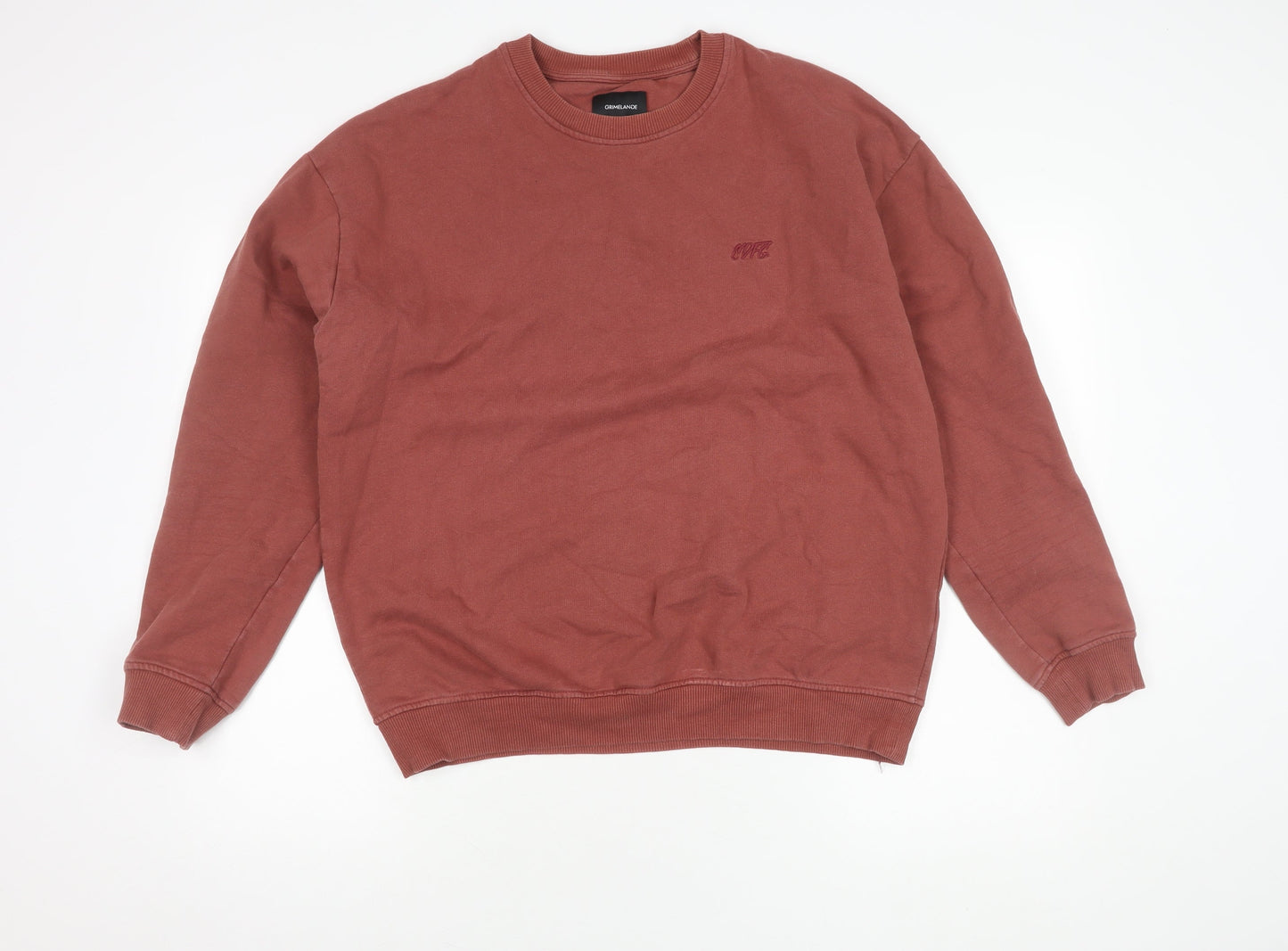 Grimelange Men's Brown XL Pullover Sweatshirt