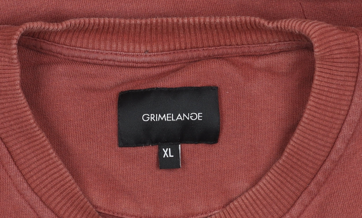Grimelange Men's Brown XL Pullover Sweatshirt