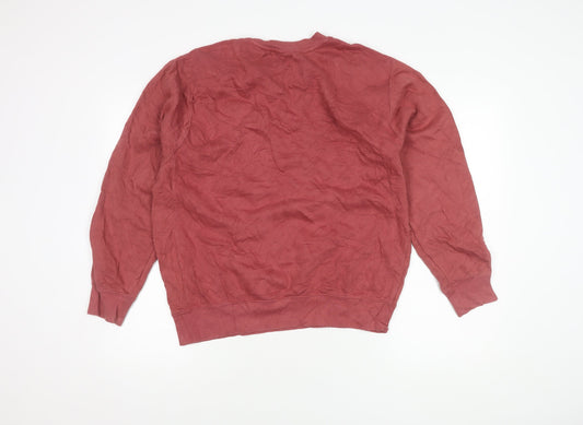 Mens UK Size M Nike Red Pullover Sweatshirt