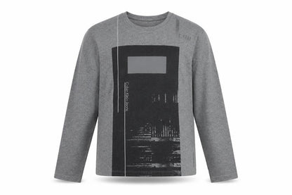 Mens UK Size XL Calvin Klein Jeans Grey Pullover Sweatshirt