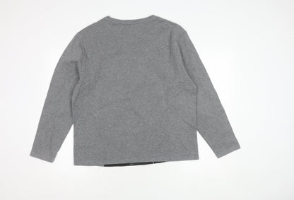 Mens UK Size XL Calvin Klein Jeans Grey Pullover Sweatshirt