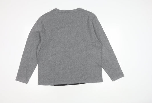 Mens UK Size XL Calvin Klein Jeans Grey Pullover Sweatshirt