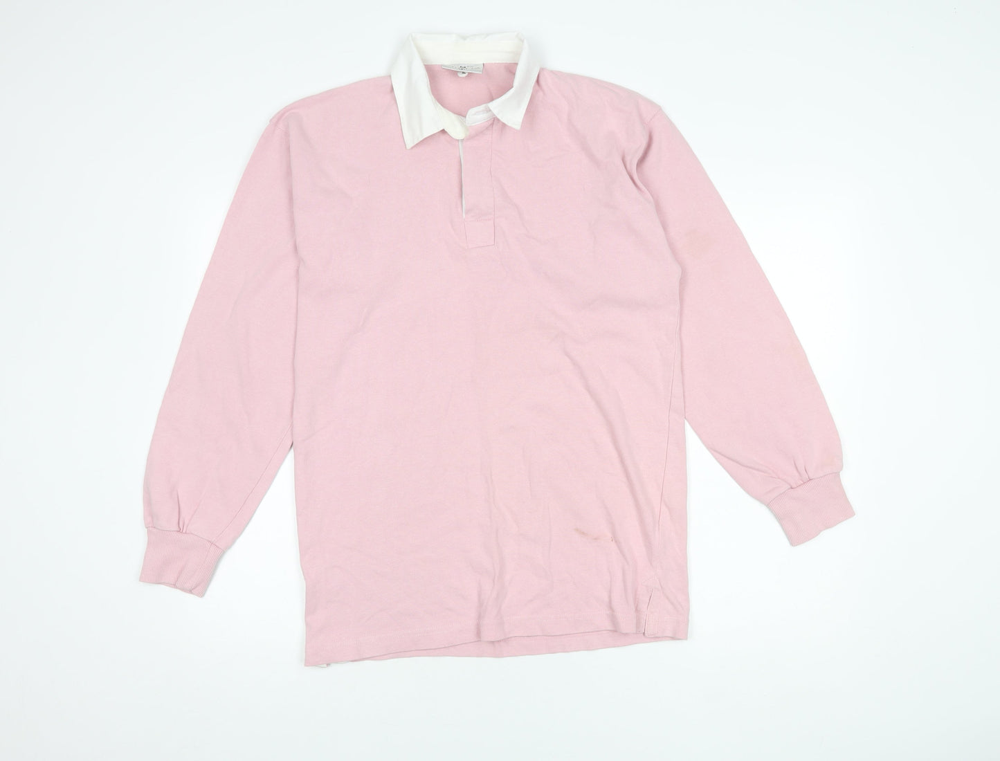 Front Row Men's Pink Long Sleeve Polo M
