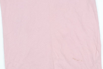 Front Row Men's Pink Long Sleeve Polo M