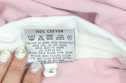 Front Row Men's Pink Long Sleeve Polo M