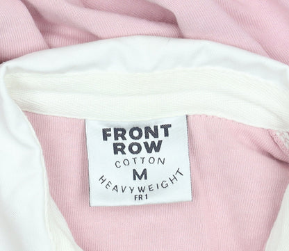 Front Row Men's Pink Long Sleeve Polo M