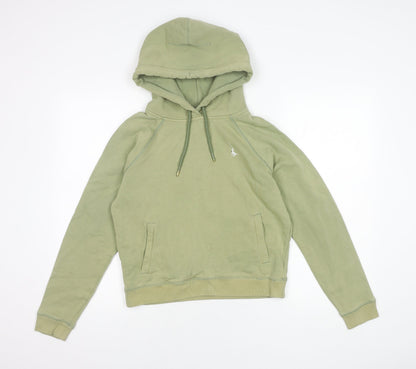 Womens UK Size 10 Jack Wills Green Pullover Hoodie