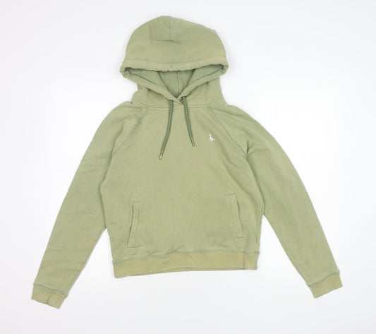 Womens UK Size 10 Jack Wills Green Pullover Hoodie