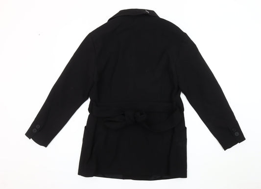 Zara Women's Black XS Double-Breasted Blazer