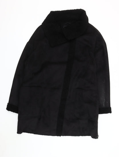 Womens UK Size XL Centigrade Black Basic Coat