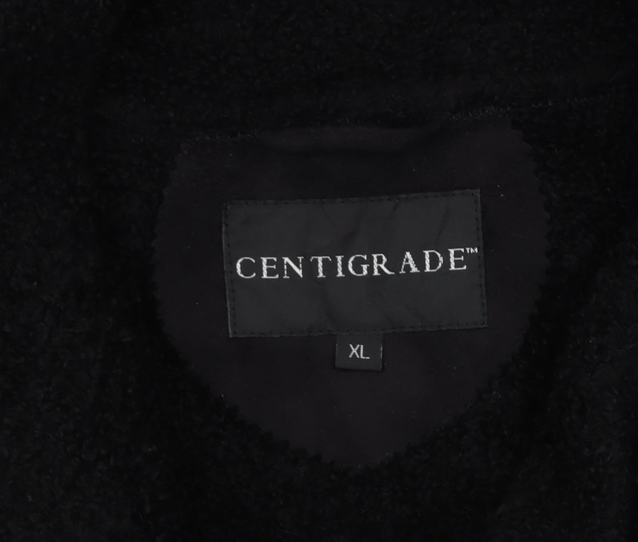 Womens UK Size XL Centigrade Black Basic Coat