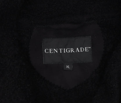 Womens UK Size XL Centigrade Black Basic Coat