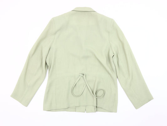Womens UK Size 16 AMARANTO Regular Green Blazer
