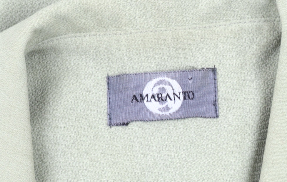 Womens UK Size 16 AMARANTO Regular Green Blazer