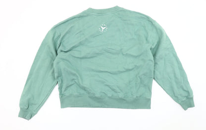 Earth Positive Unisex Green Pullover Sweatshirt XL