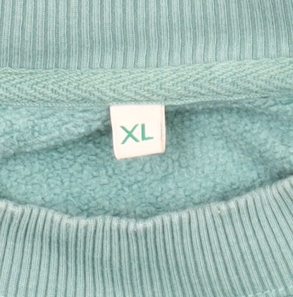 Earth Positive Unisex Green Pullover Sweatshirt XL