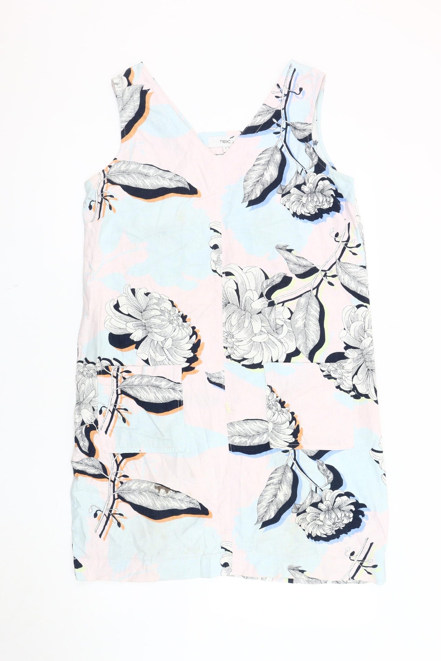 Next Women's Multicolour Floral Dress Size 12