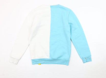 Norris Nuts Boys Colourblock Sweatshirt Blue/White 12Y Pullover