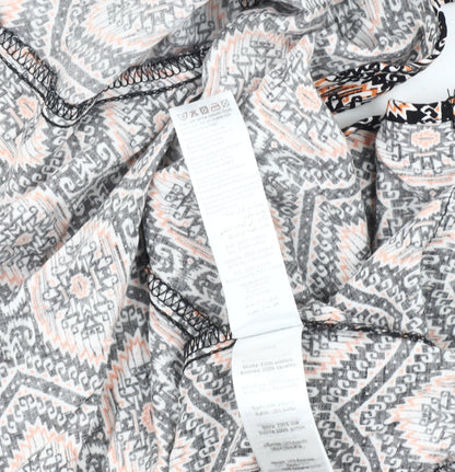 Womens UK Size 6 New Look Multicoloured Kimono Coat