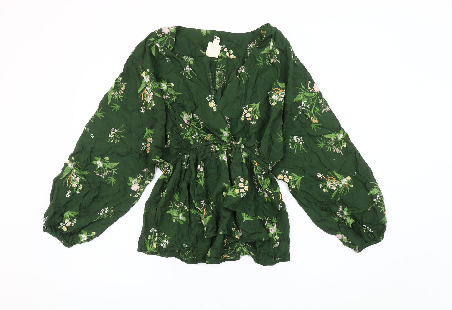 Womens UK Size 10 River Island Green  Blouse
