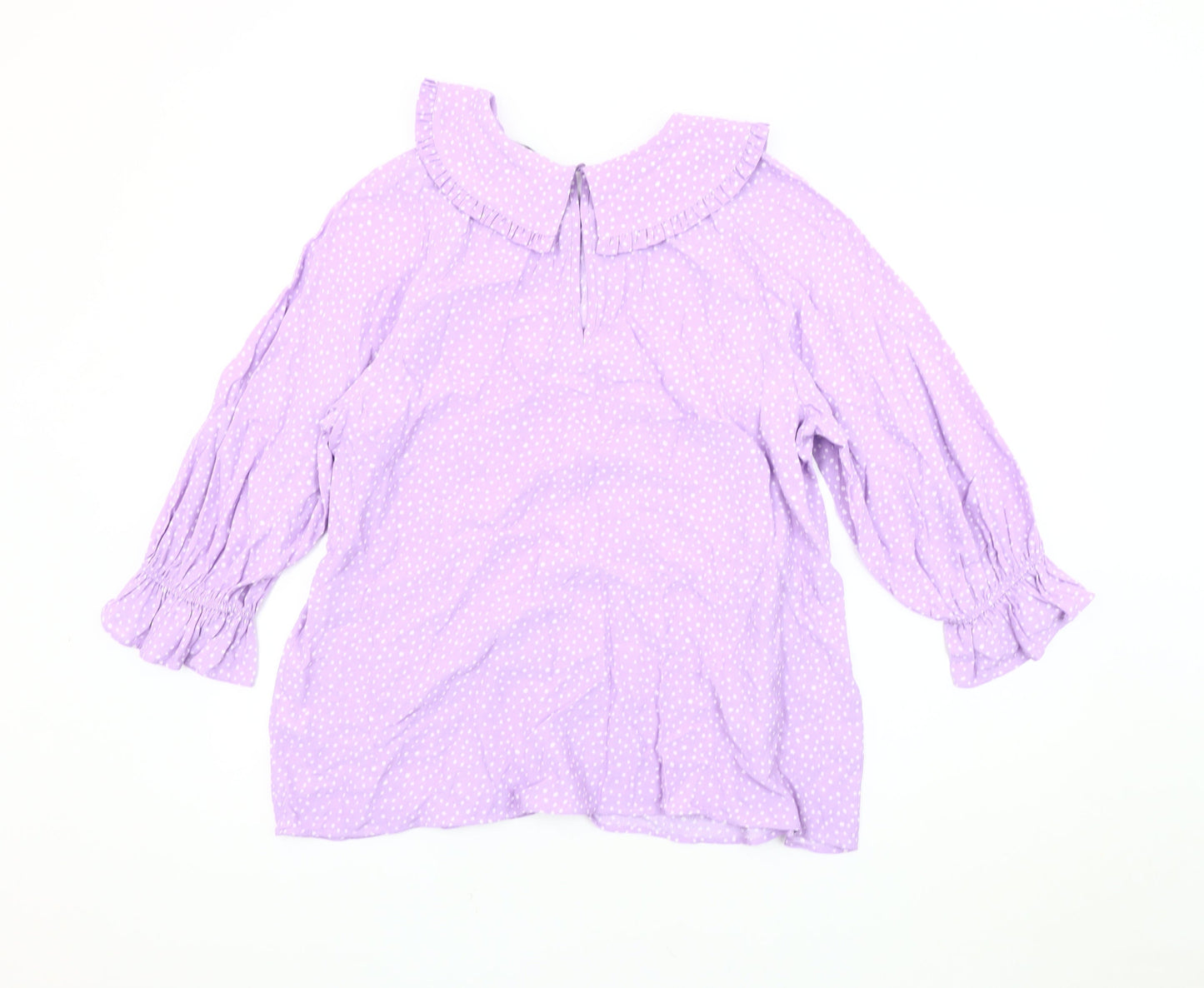 Womens UK Size 16 Marks and Spencer Purple Basic Blouse