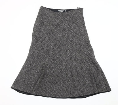 Per Una Women's Grey Skirt, Size 12, Tweed Style
