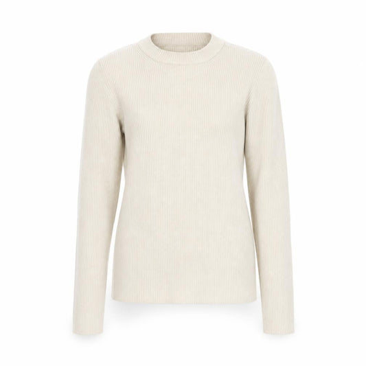 Womens UK Size S Pieces Beige Pullover Jumper