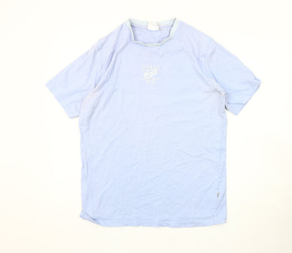Fresh Ego Kid Men's Blue Large Crew Neck T-Shirt