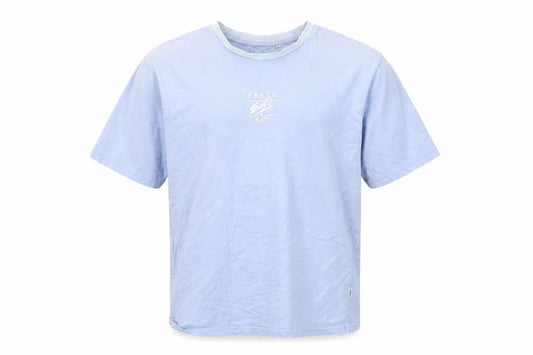 Fresh Ego Kid Men's Blue Large Crew Neck T-Shirt