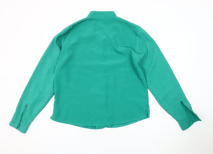 Rothmar Women's Green Button-Up Shirt Size 14