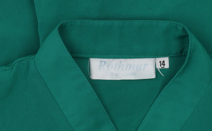 Rothmar Women's Green Button-Up Shirt Size 14