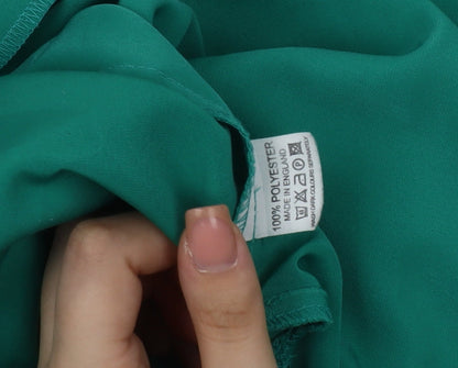 Rothmar Women's Green Button-Up Shirt Size 14
