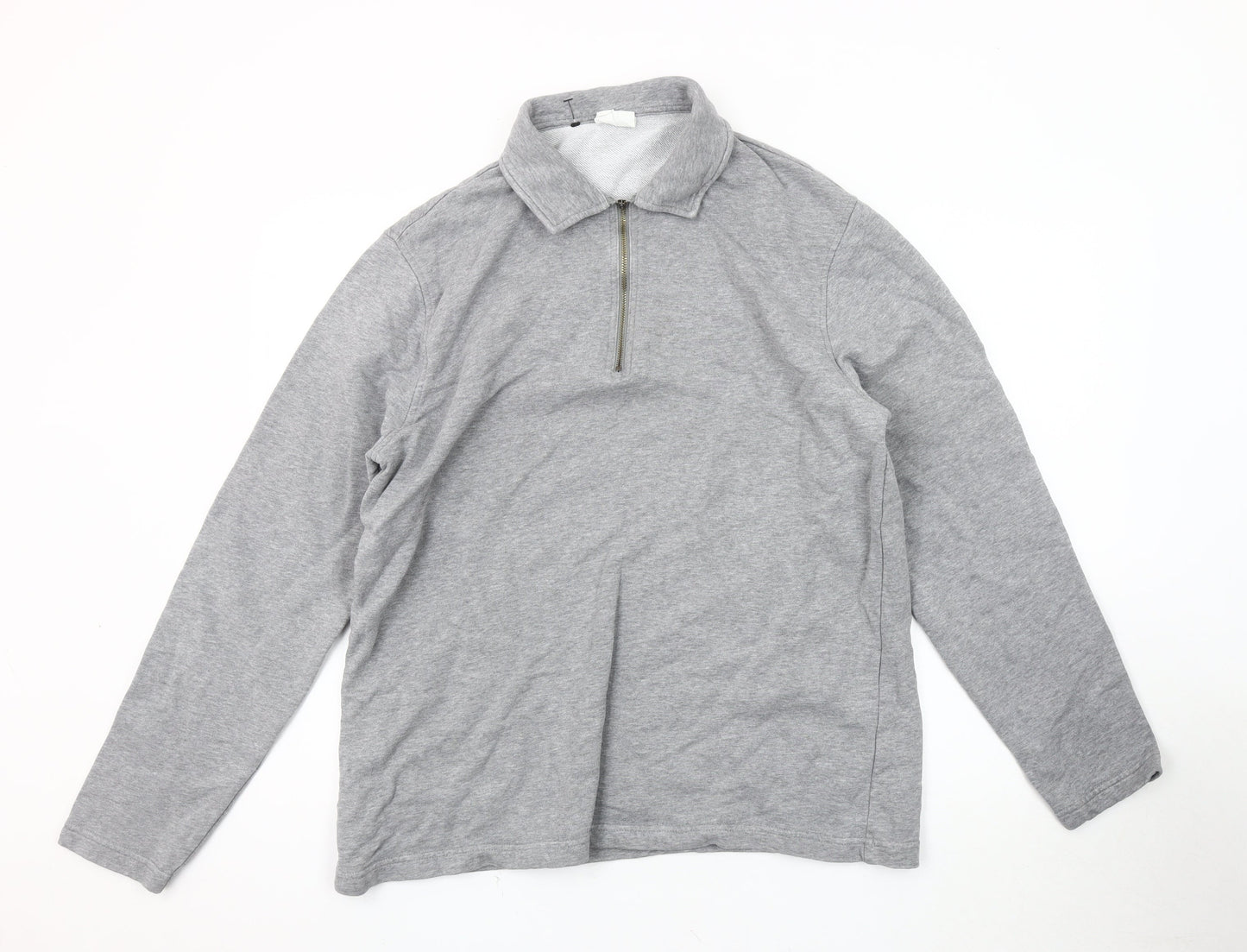 Mens UK Size XL Marks and Spencer Grey Full Zip