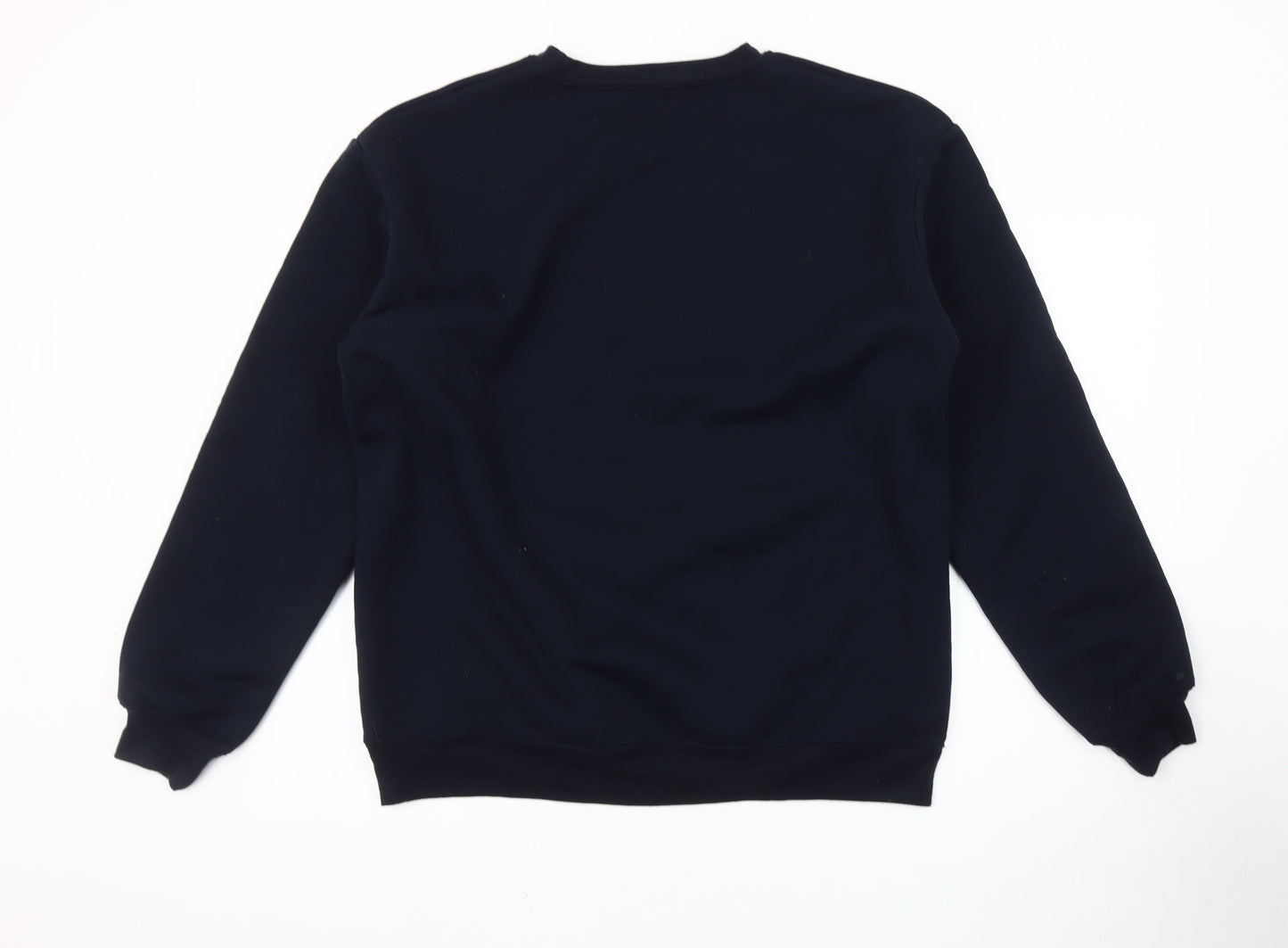 Design Apparel Men's Black Graphic Sweatshirt S