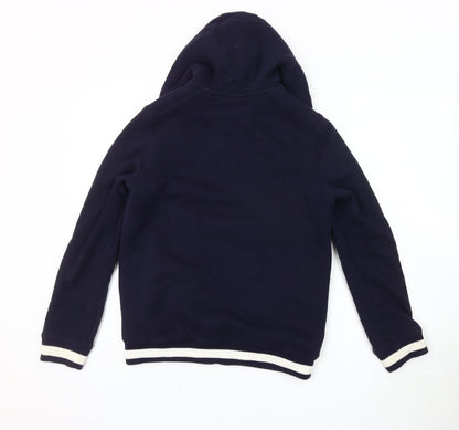 Marks and Spencer Boys Navy Hooded Jacket 11-12 Years