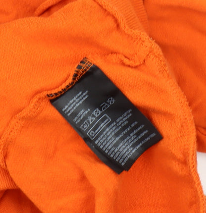 Womens UK Size M H&M Orange Basic T-Shirt