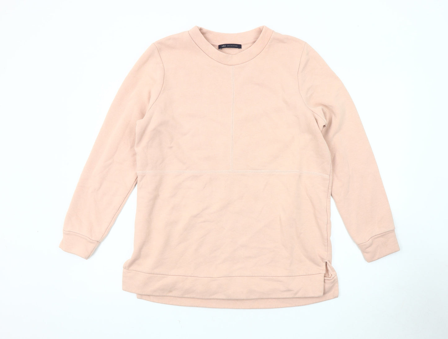 Marks & Spencer Women's Beige Cotton Sweatshirt M