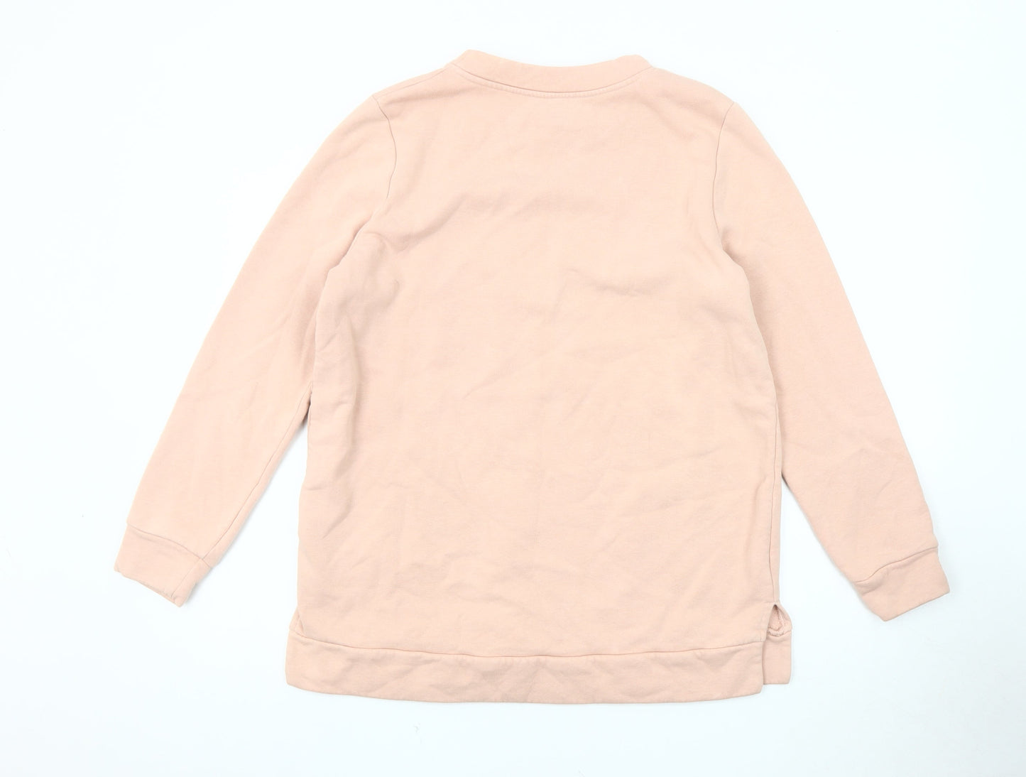 Marks & Spencer Women's Beige Cotton Sweatshirt M