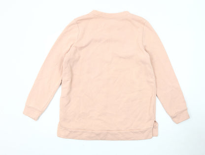 Marks & Spencer Women's Beige Cotton Sweatshirt M