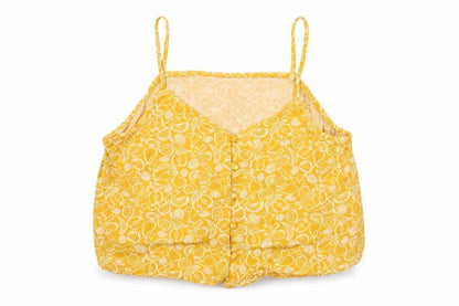 Womens UK Size S Monki Yellow Camisole Tank