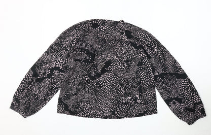 Womens UK Size XL Religion Black  Blouse