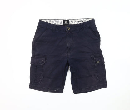 Sandstone & Co. Men's Blue Cargo Shorts, Size 30